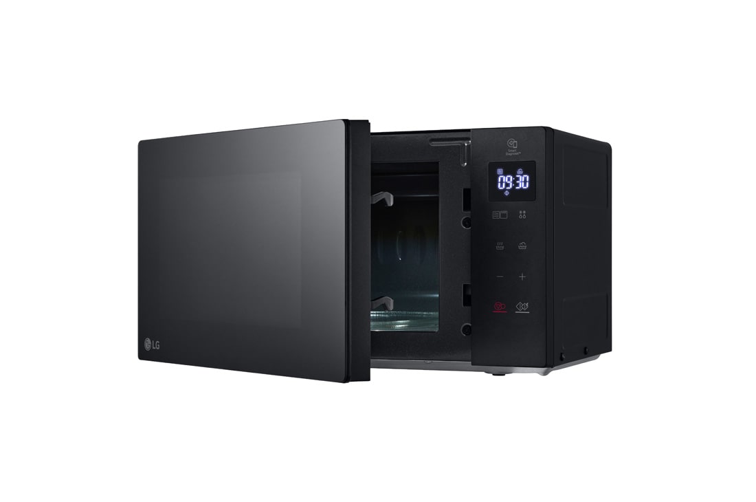 LG Микроволновая печь LG MH6032GAS | Гриль | 20 л | Черная, левая боковая дверь открыта, MH6032GAS, thumbnail 8