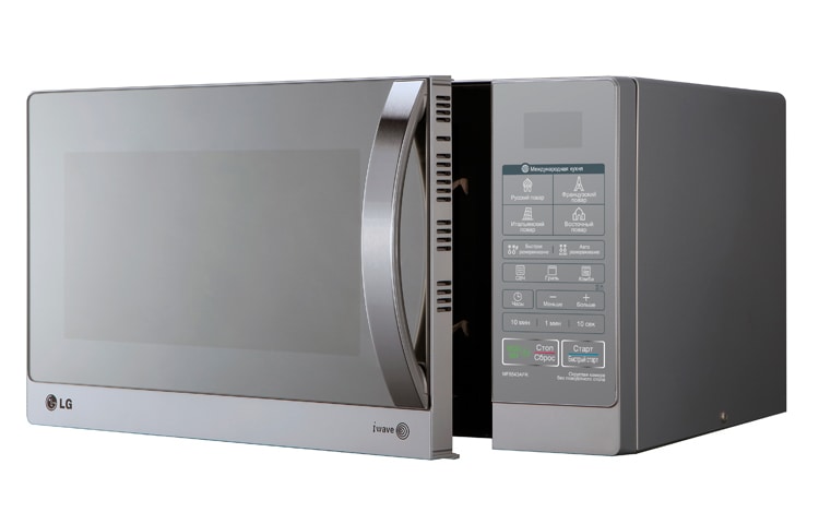 LG Микроволновая печь с грилем, с округлой внутренней камерой и без поворотного стола, 25 литров, MF6543AFR, thumbnail 6