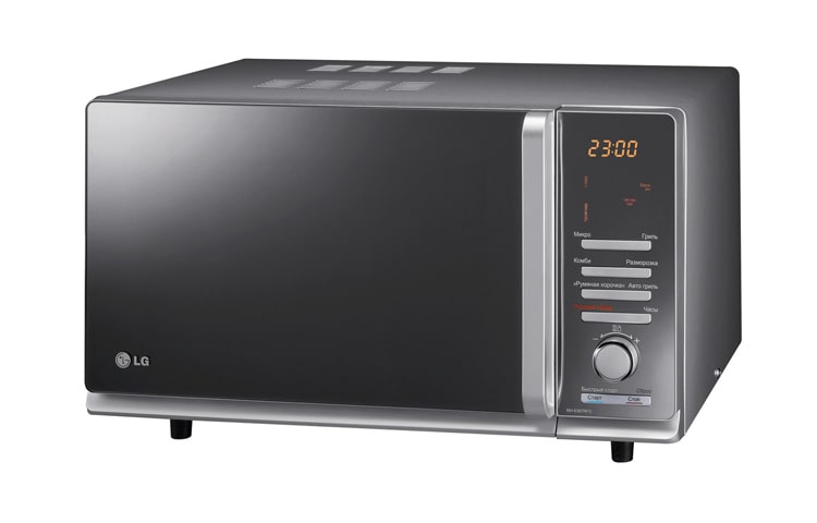 LG Микроволновая печь с грилем, без поворотного стола, 25 литра, MF6587RFS, thumbnail 1