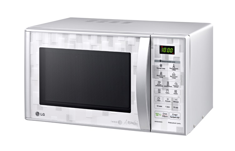 LG Стильная дизайнерская печь с грилем, 23 литра, MH6342BMS, thumbnail 2