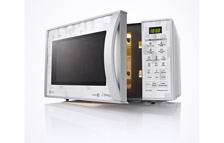 LG Стильная дизайнерская печь с грилем, 23 литра, MH6342BMS, thumbnail 3