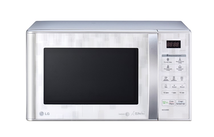 LG Стильная дизайнерская микроволновая печь, 23 литра, MS2342BMS, thumbnail 1