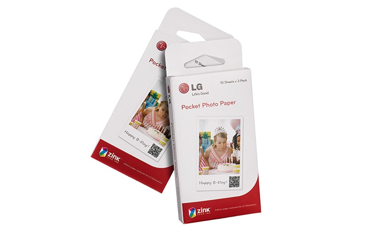 LG Термобумага ZINK для печати фотографий без чернил с карманного фотопринтера Pocket Photo LG PD233, PS2203, thumbnail 1