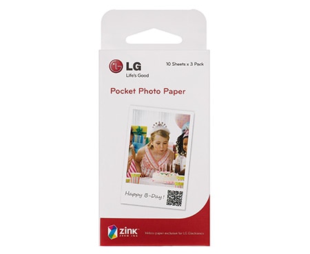 LG Термобумага ZINK для печати фотографий без чернил с карманного фотопринтера Pocket Photo LG PD233, PS2203, thumbnail 2