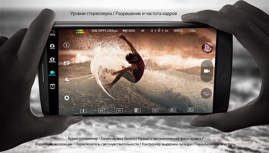 Ручной режим съемки видео