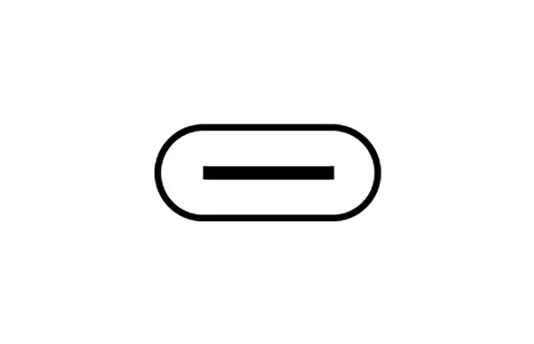 Изображение пиктограммы порта USB Type-C™.