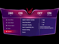 Изображение настройки графического интерфейса.