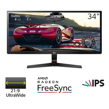 UltraWide IPS монитор с временем отклика 1 мс1