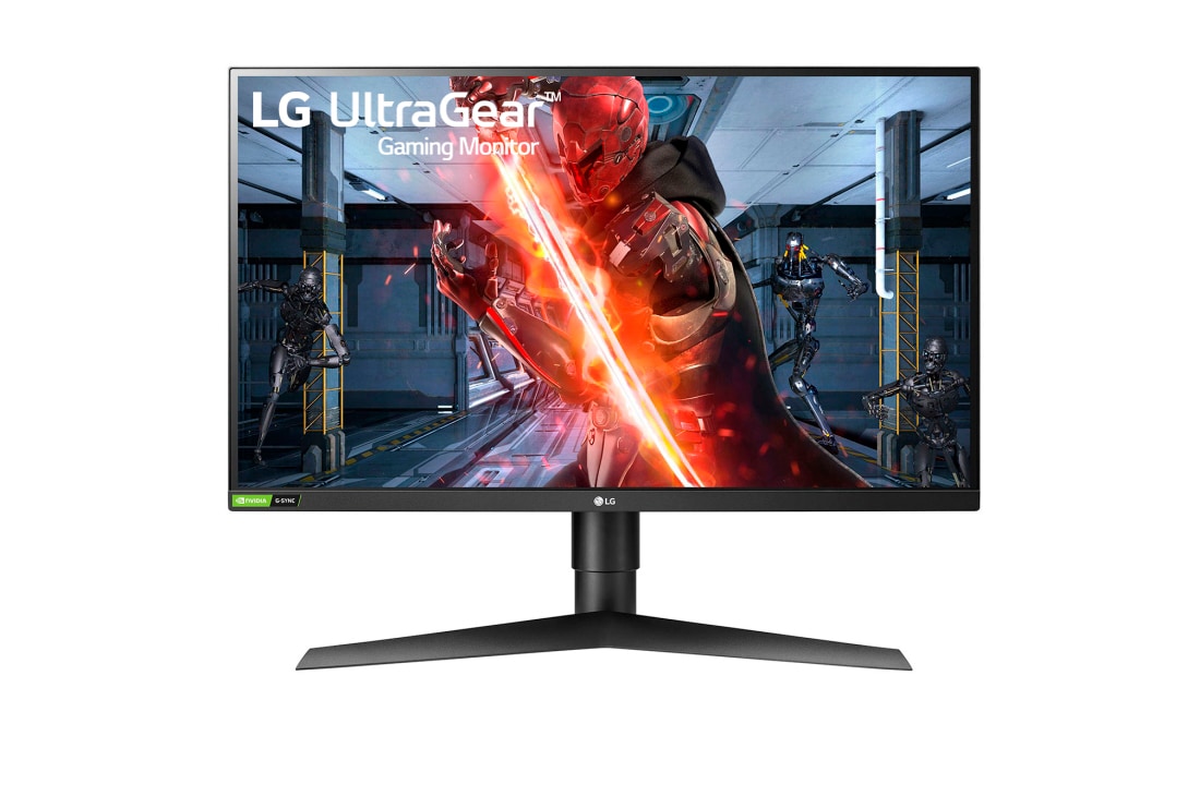 LG 27'' 144 Гц UltraGear™ QHD IPS игровой монитор с поддержкой G-Sync® Compatible и Adaptive-Sync, 27GL83A-B