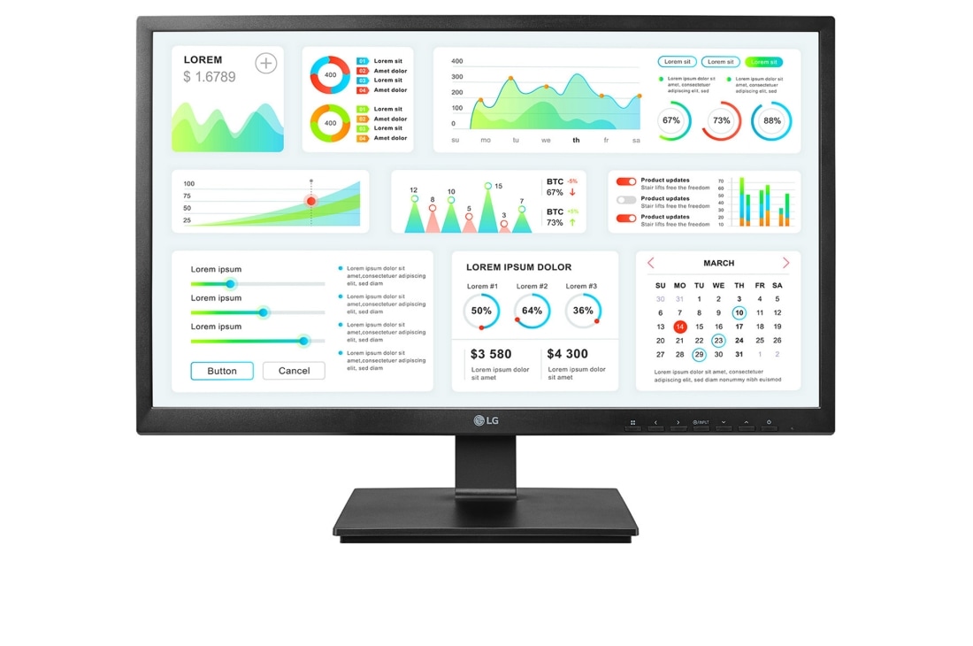 LG FHD Нулевой клиент 23,8'', 24CK550Z-BP