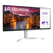 LG 34-дюймовый UltraWide™ Full HD, +15 degree side view, 34WN650-W, thumbnail 3