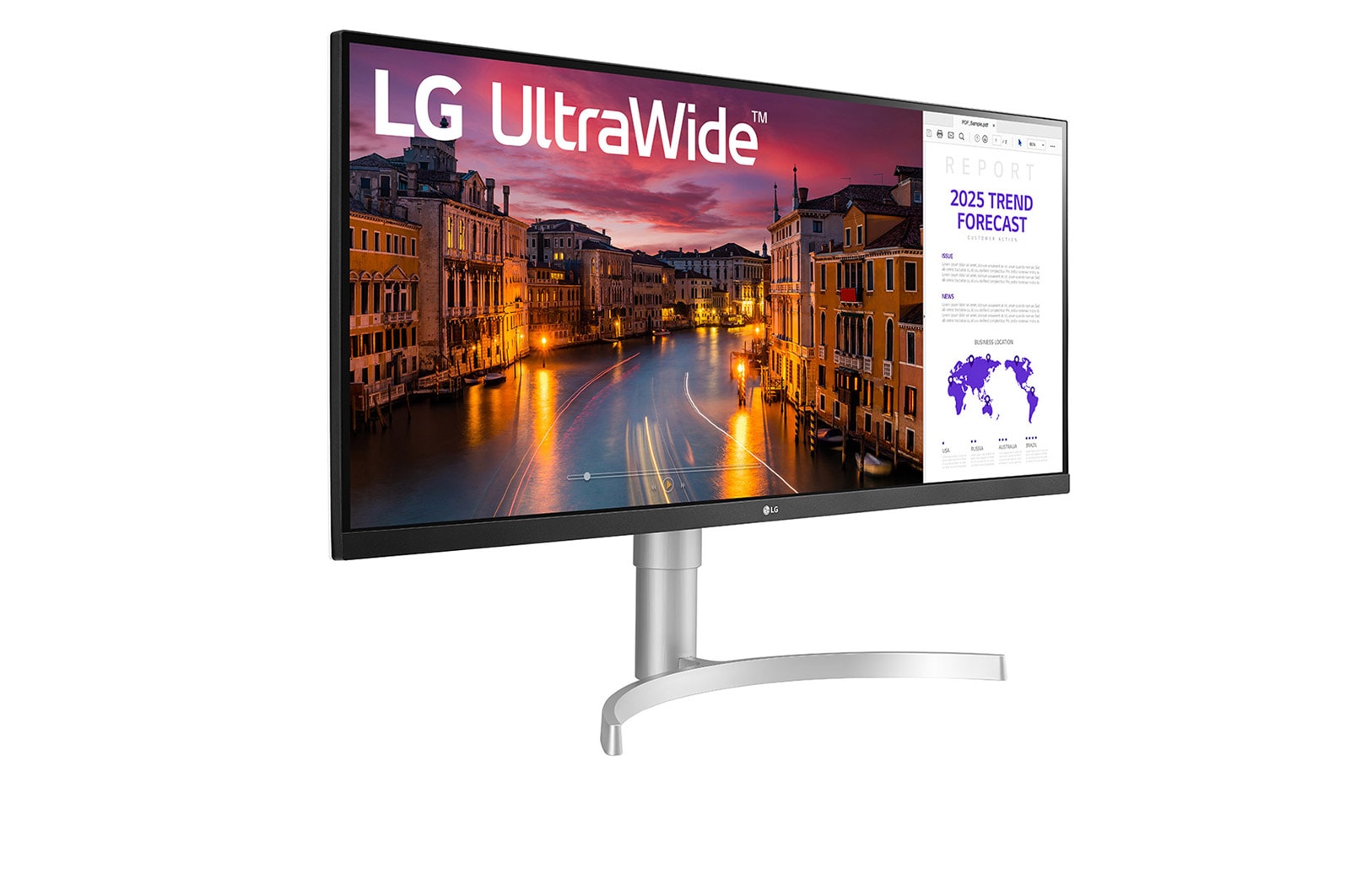 LG ワイドモニター　34インチ　34WN650-W 100hz 34