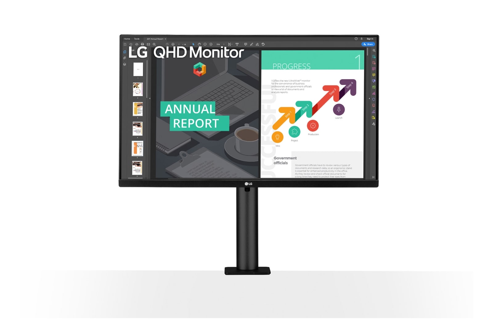 LG エルゴノミクス スタンド ディスプレイ 27QN880-B 27イン Монитор LG 27QN880-B. Описание продукта на официальном сайте