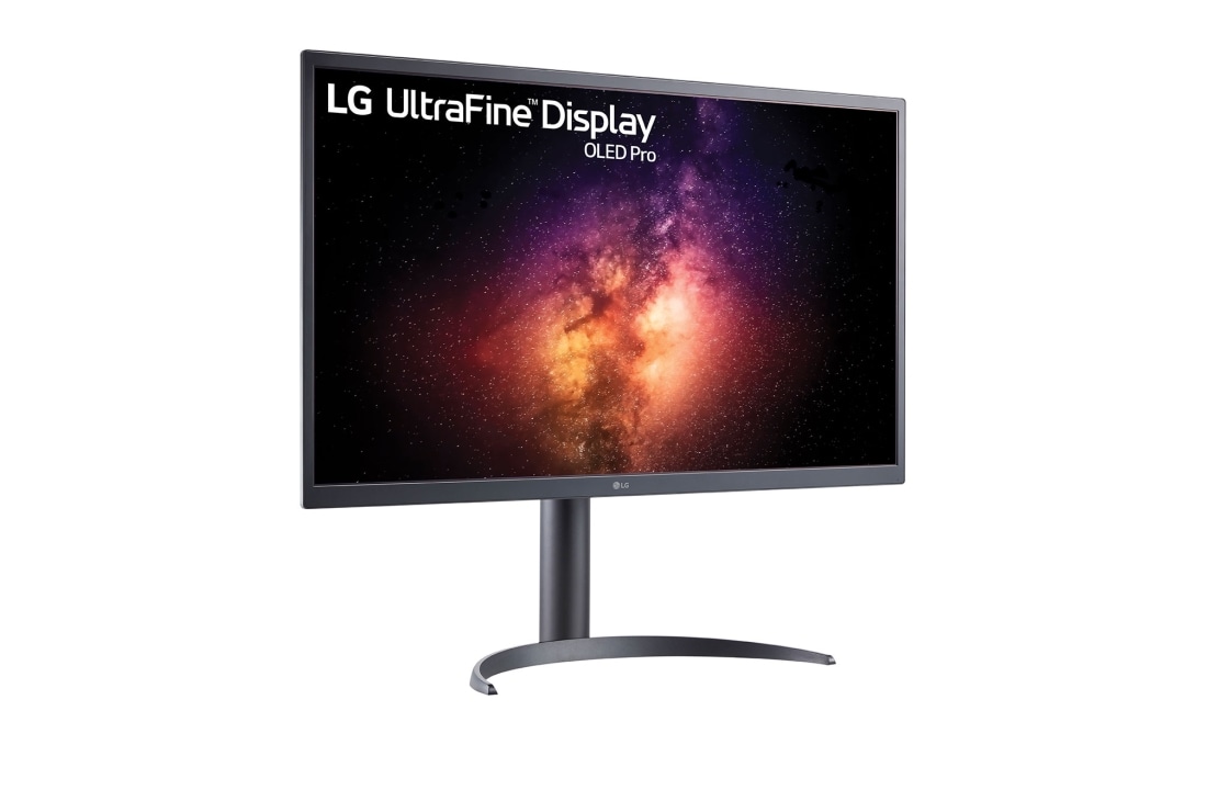 LG Монитор 31,5'' 4K OLED LG 32EP950-B | Pixel Dimming , LG 32EP950-B вид спереди поворот направо, 32EP950-B, thumbnail 3