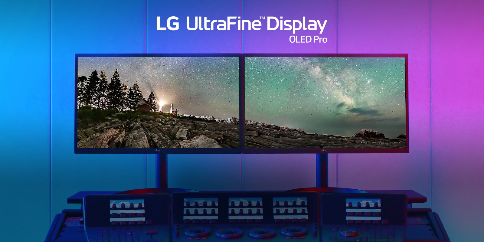 Точная контрастность и цвет для профессионалов в LG OLED Display.
