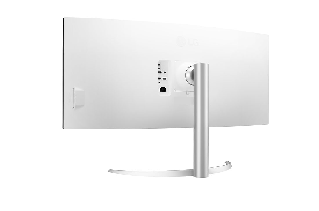LG Изогнутый монитор 39,7'' UltraWide™ Nano IPS LG 40WP95C-W, rear perspective view, 40WP95C-W, thumbnail 7