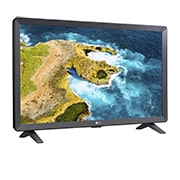 LG Телевизор LG 24TQ520S-PZ 24'' HD, Вид сбоку под углом +15 градусов, 24TQ520S-PZ, thumbnail 3