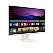 LG Монитор 27'' Full HD IPS MyView Smart Monitor LG 27SR50F-W | webOS, вид в перспективе, 27SR50F-W, thumbnail 4