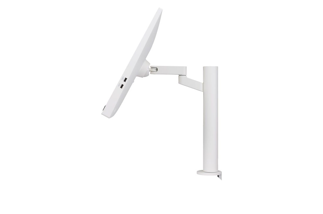 LG Монитор 32'' MyView 4K UHD Smart Monitor LG 32SQ780S-W | webOS | ERGO, вид сбоку монитора, наклоненного на 25 градусов вверх, 32SQ780S-W, thumbnail 6