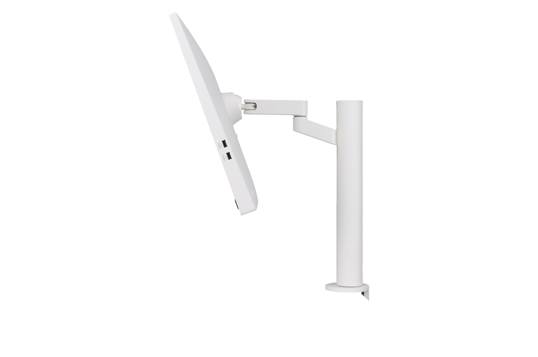 LG Монитор 32'' MyView 4K UHD Smart Monitor LG 32SQ780S-W | webOS | ERGO, вид сбоку монитора, наклоненного на 25 градусов вниз, 32SQ780S-W, thumbnail 7