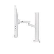 LG Монитор 32'' MyView 4K UHD Smart Monitor LG 32SQ780S-W | webOS | ERGO, вид сбоку с регулировкой высоты монитора вниз, 32SQ780S-W, thumbnail 4
