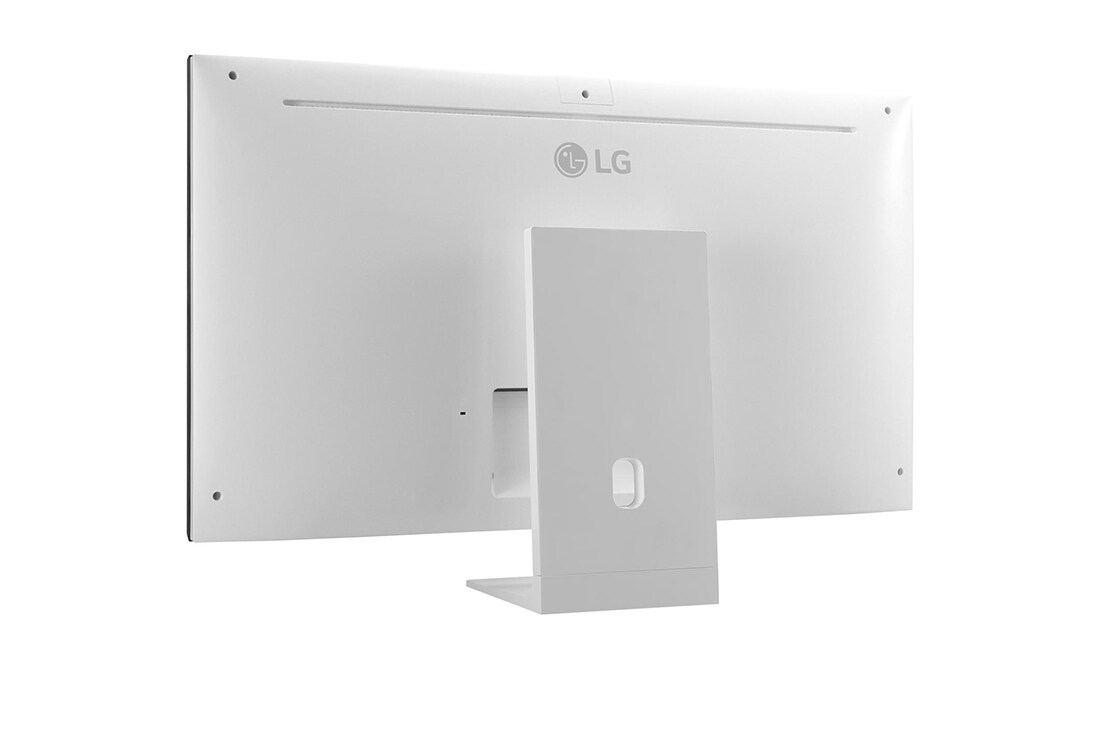LG Монитор 43'' 4K UHD IPS Smart Display LG 43SQ700S-W | webOS, вид сзади +15 градусов , 43SQ700S-W, thumbnail 10