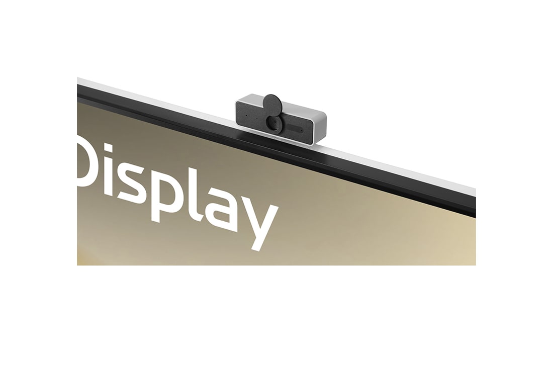 LG Монитор 43'' 4K UHD IPS Smart Display LG 43SQ700S-W | webOS, вид крупным планом на съемную веб-камеру Full HD, 43SQ700S-W, thumbnail 12