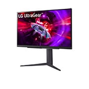 LG Игровой монитор 27'' LG UltraGear™ QHD LG 27GR83Q-B | 240Hz, вид сбоку под углом -15 градусов, 27GR83Q-B, thumbnail 2
