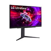 LG Игровой монитор 27'' LG UltraGear™ QHD LG 27GR83Q-B | 240Hz, вид сбоку под углом +15 градусов, 27GR83Q-B, thumbnail 3