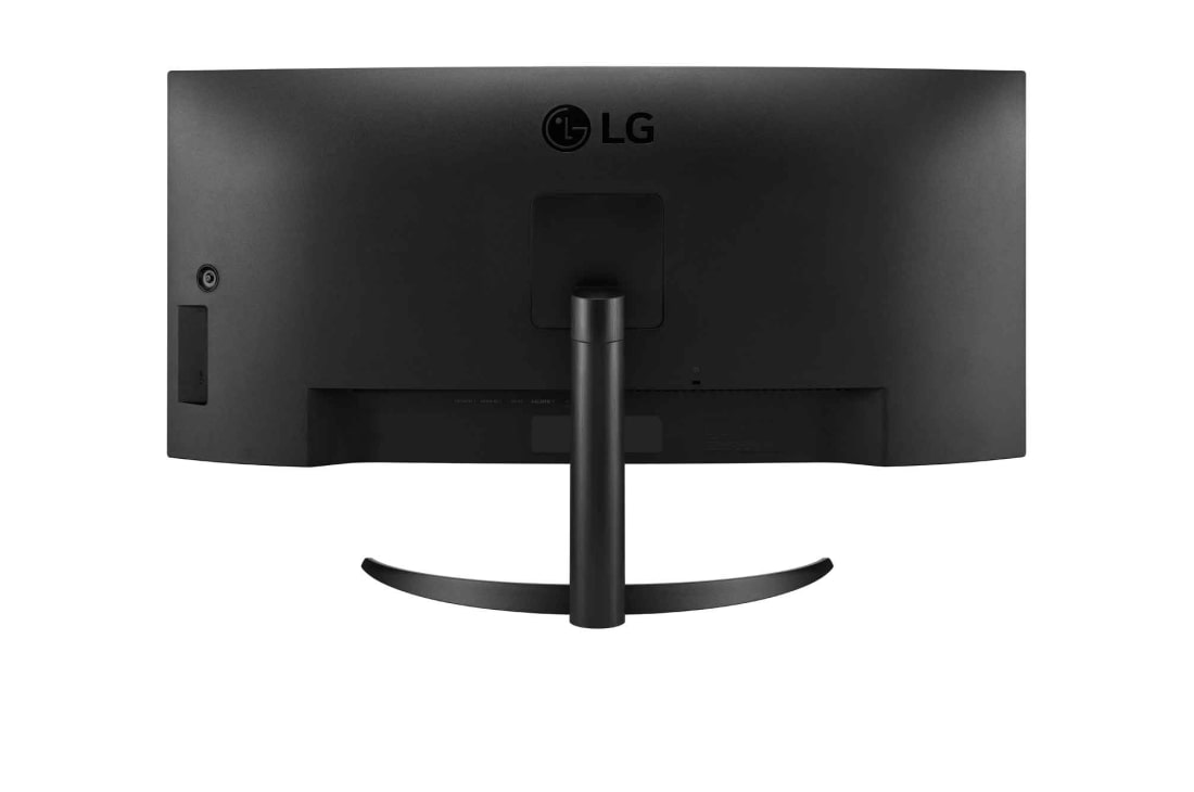 LG Изогнутый монитор 34'' UltraWide™ QHD LG 34WQ60C-B | 3440 x 144 | 21:9, вид сзади, 34WQ60C-B, thumbnail 6