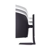 LG Изогнутый игровой монитор 34'' UltraGear™ OLED LG 34GS95QE-B | 21:9, вид сбоку на монитор с уменьшающейся высотой, 34GS95QE-B, thumbnail 13