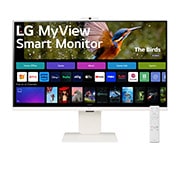 LG Монитор 32'' MyView 4K UHD IPS LG 32SR85U-W | Встроенная веб-камера FHD, вид спереди с веб-камерой и пультом дистанционного управления, 32SR85U-W, thumbnail 1