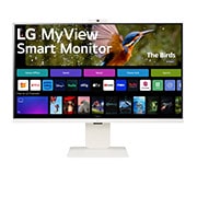 LG Монитор 32'' MyView 4K UHD IPS LG 32SR85U-W | Встроенная веб-камера FHD, вид спереди с веб-камерой, 32SR85U-W, thumbnail 2