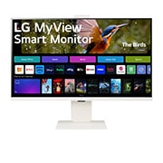 LG Монитор 32'' MyView 4K UHD IPS LG 32SR85U-W | Встроенная веб-камера FHD, Вид спереди с закрытой веб-камерой, 32SR85U-W, thumbnail 3