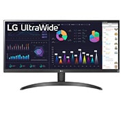 LG 29'' Монитор LG 29WQ500-B 21:9 UltraWide™ Full HD IPS с AMD FreeSync™, вид спереди, 29WQ500-B, thumbnail 1