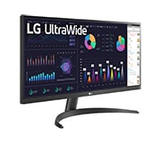 LG 29'' Монитор LG 29WQ500-B 21:9 UltraWide™ Full HD IPS с AMD FreeSync™, вид сбоку под углом +30 градусов, 29WQ500-B, thumbnail 4