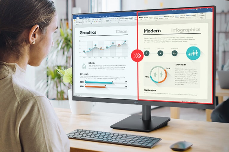Сравнительное изображение правой стороны с применением режима чтения и левой стороны без применения режима чтения.	