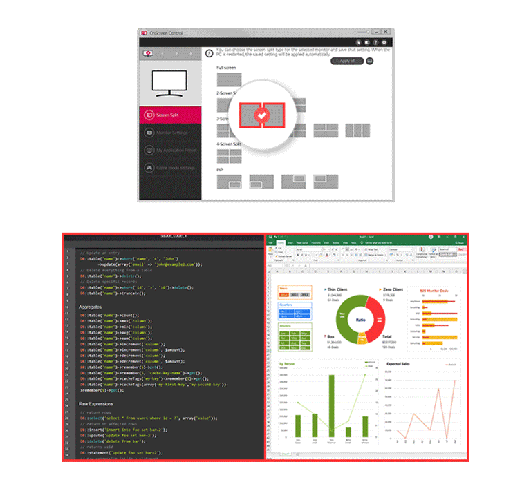 OnScreen Control с удобным интерфейсом пользователя.	