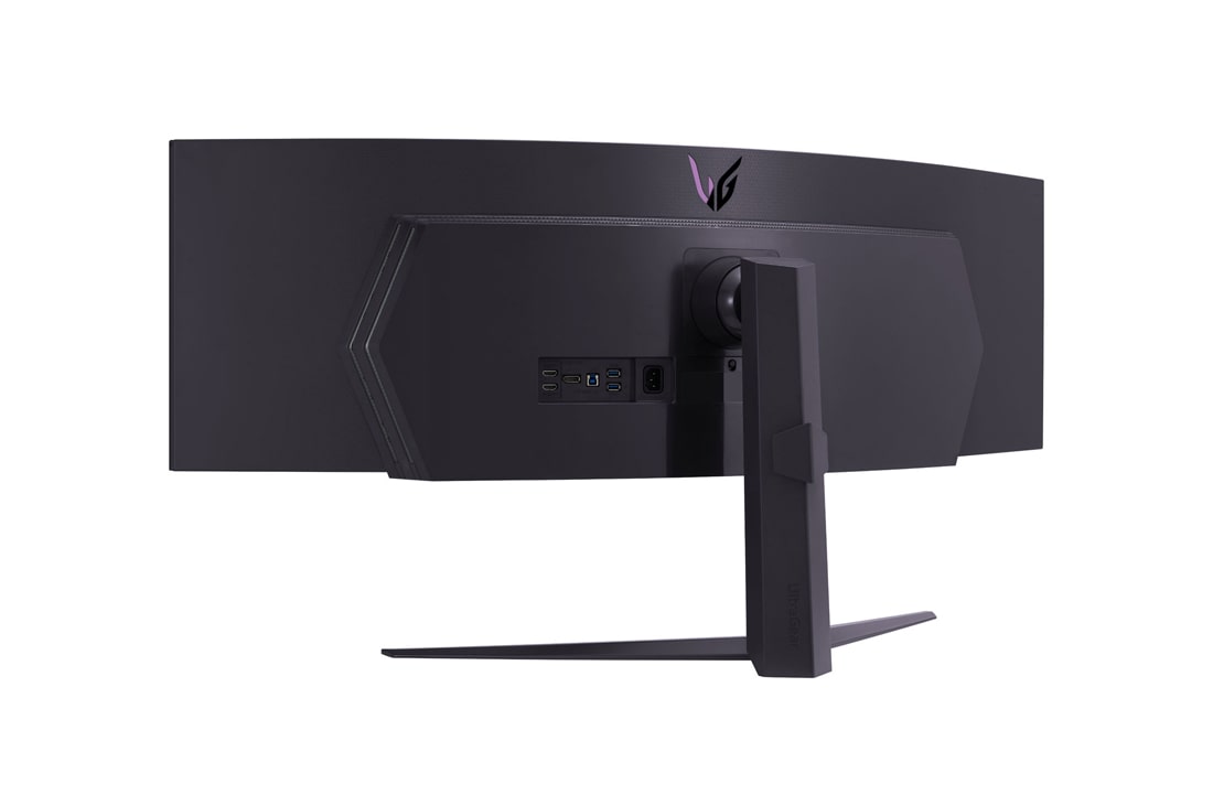 LG 49'' изогнутый игровой монитор LG 49GR85DC-B UltraGear™ QHD 32:9 | 240Hz, вид сзади в перспективе, 49GR85DC-B, thumbnail 9