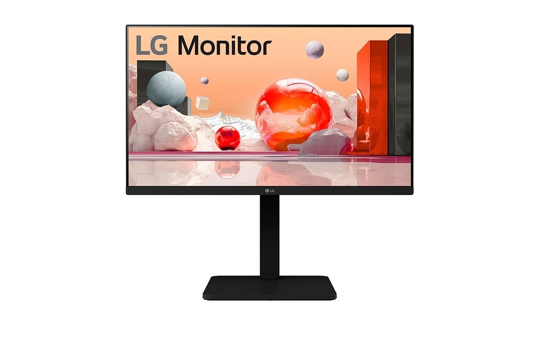 LG Монитор 24” Full HD IPS, вид спереди, 24BA450-B
