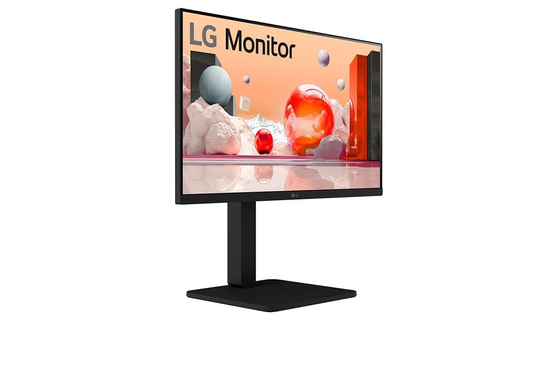 LG Монитор 24” Full HD IPS, вид сзади, 24BA450-B, thumbnail 4