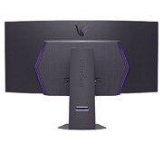 LG Игровой изогнутый монитор LG UltraGear™ OLED GX9s 45” (45GX90SA-B), вид сзади со светящимися индикаторами, 45GX90SA-B, thumbnail 5