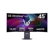 LG Игровой изогнутый монитор LG UltraGear™ OLED GX9s 45” (45GX90SA-B), вид спереди, 45GX90SA-B, thumbnail 1