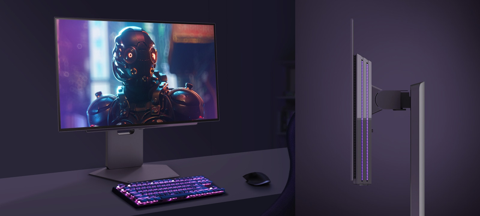 Изображение игрового монитора UltraGear OLED 27GX790A.	