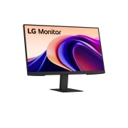 LG 23,8” QHD IPS монитор LG 24U631A-B, вид сбоку с углом +15 градусов, показывающий наклон экрана при регулировке, 24U631A-B, thumbnail 4