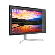 LG 31,5'' IPS монитор 32UN650K-W UHD 4K (3840x2160) HDR, Perspective view, 32UN650K-W, thumbnail 4