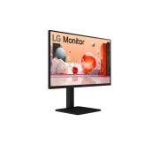 LG Монитор 27” QHD IPS, вид сбоку под углом +15 градусов с наклоном, 27BA45QB-B, thumbnail 5