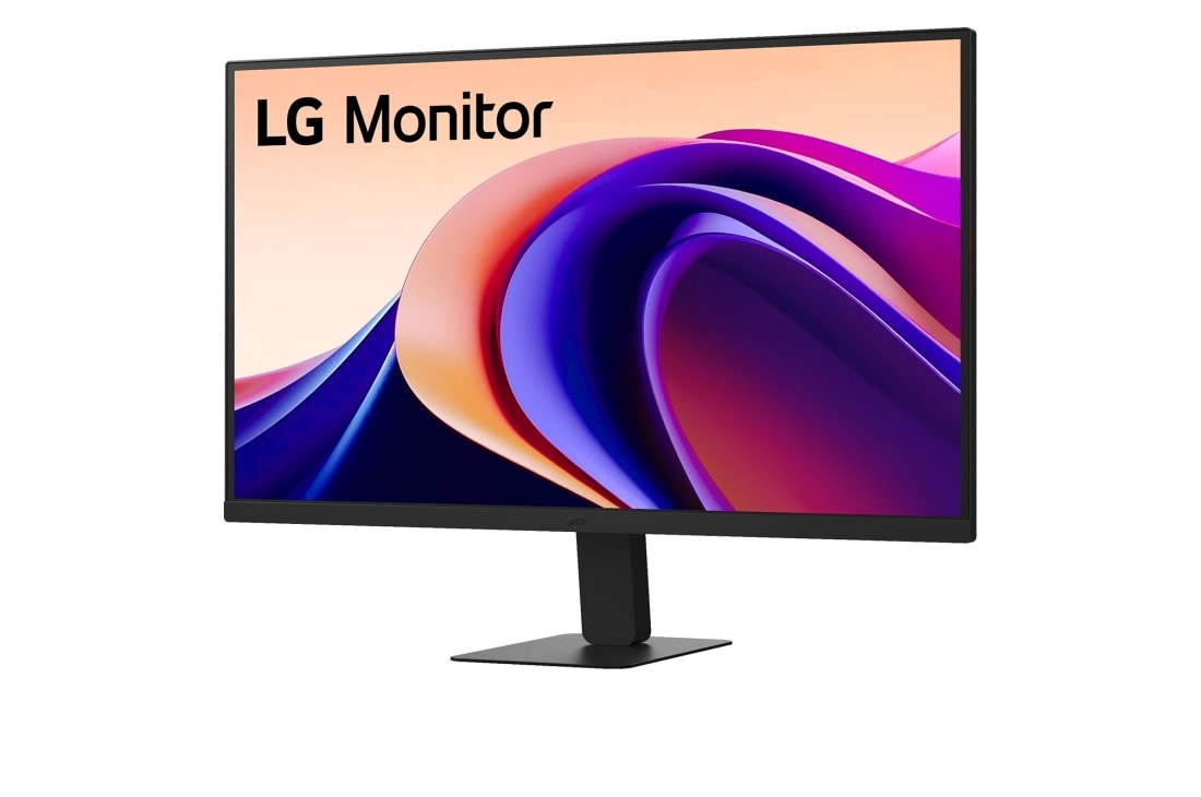 LG 27'' QHD IPS монитор LG 27U631A-B с USB-C, вид сбоку под углом -15 градусов, 27U631A-B, thumbnail 2