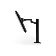 LG 31.5'' UHD 4K Монитор LG 32UN880K-B IPS Ergo c USB-C, вид сбоку с наклонённым вниз монитором, 32UN880K-B, thumbnail 8