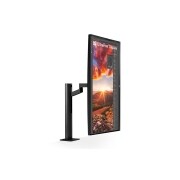 LG 31.5'' UHD 4K Монитор LG 32UN880K-B IPS Ergo c USB-C, общий вид дисплея, поворачивающегося на 90 градусов, 32UN880K-B, thumbnail 10